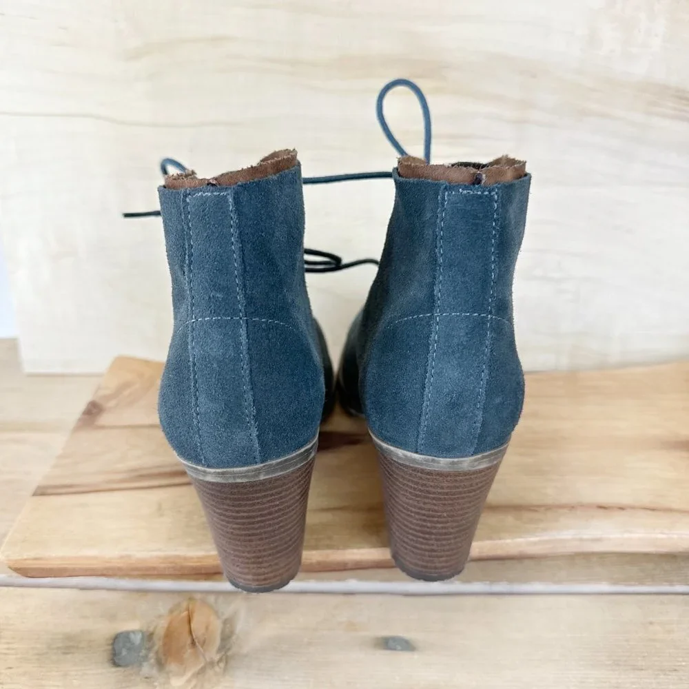 Ruff Hewn Cypress Suede Bootie Lace Up 8.5 Like new‎